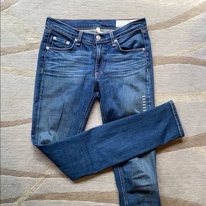 Rag & Bone Blue Skinny Jean